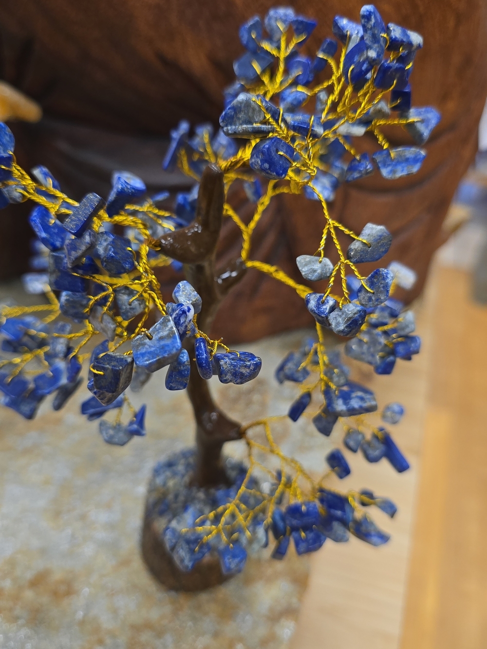 Blue Gemstone Tree Blue Lapiz